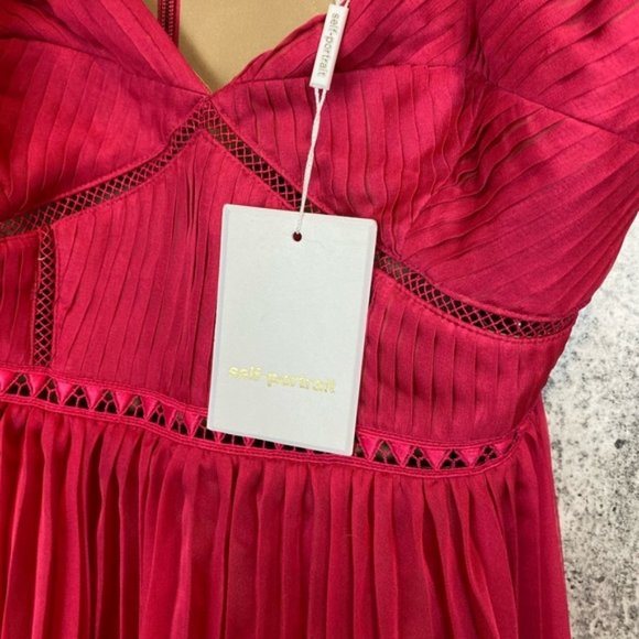 SOLD ON FB✨Self-Portrait Pleated Midi Dress - Picture 8 of 8